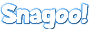 Snagoo white logo